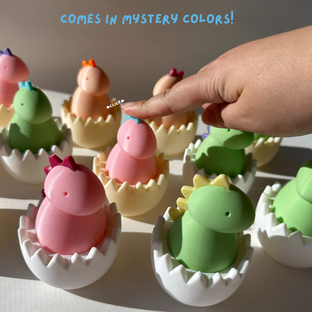 Baby Dino in Egg Fidget Clicker