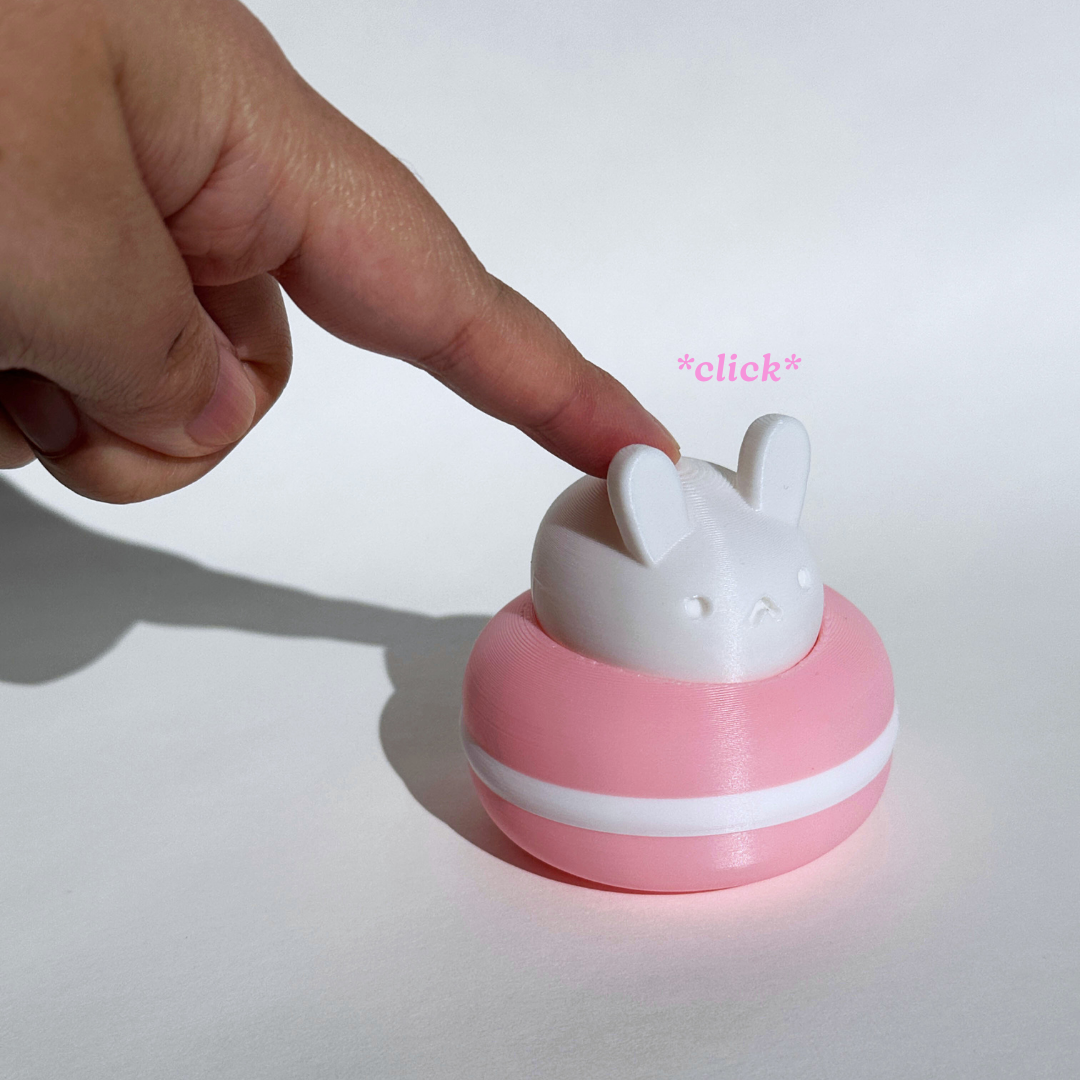 Sugar Bunny on Macaron Fidget Clicker