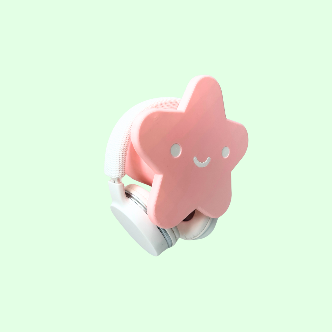 Starry Star Headphone Holder in Pastel