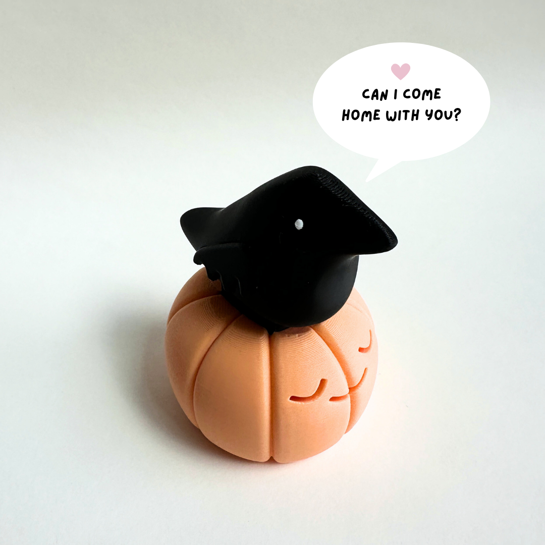 Crow Pumpkin Fidget Clicker