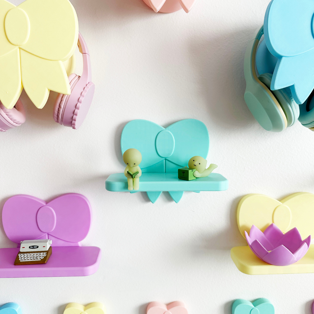Pastel Ribbon Bow Shelf