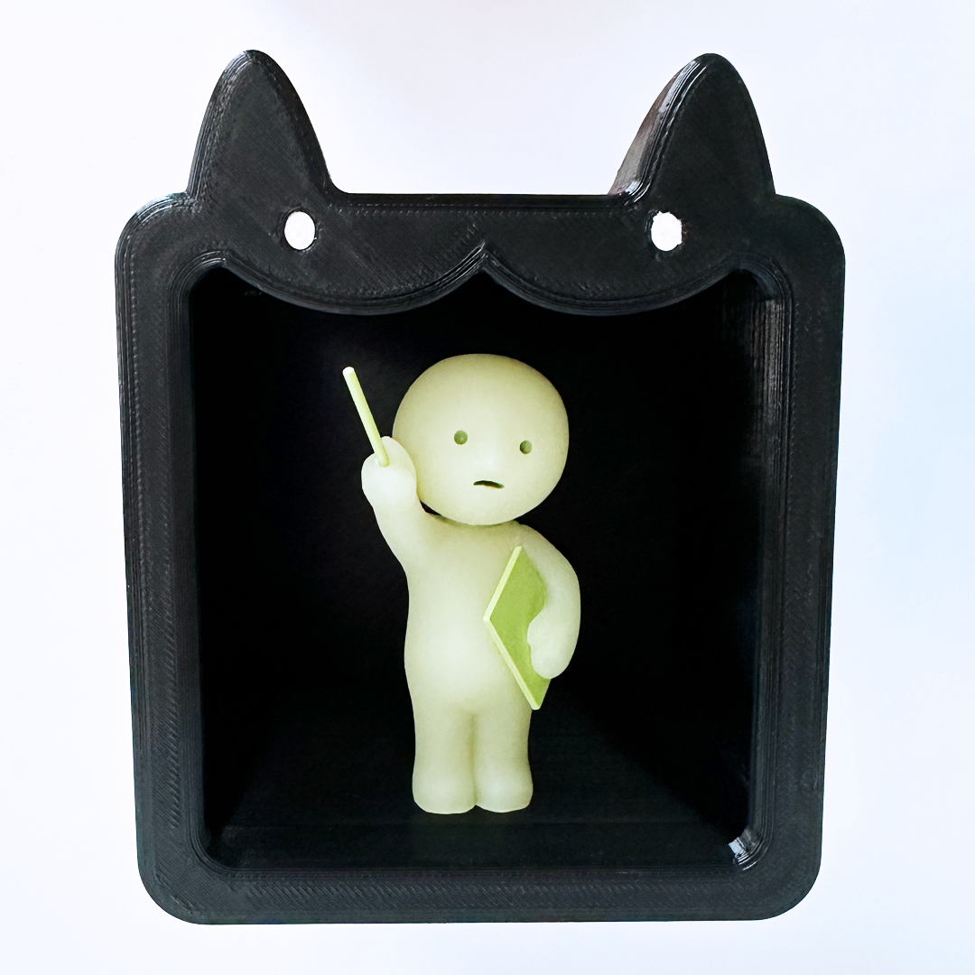 Animal Trinket Shrine Shelf Display Box - Frog, Bunny, Dog, Cat