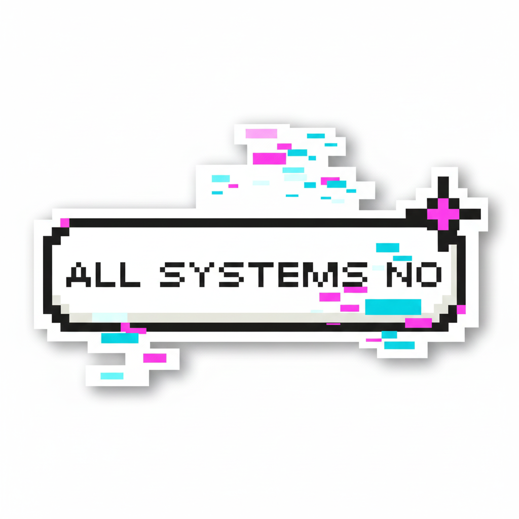 All Systems No Sticker by by Tasneem M.