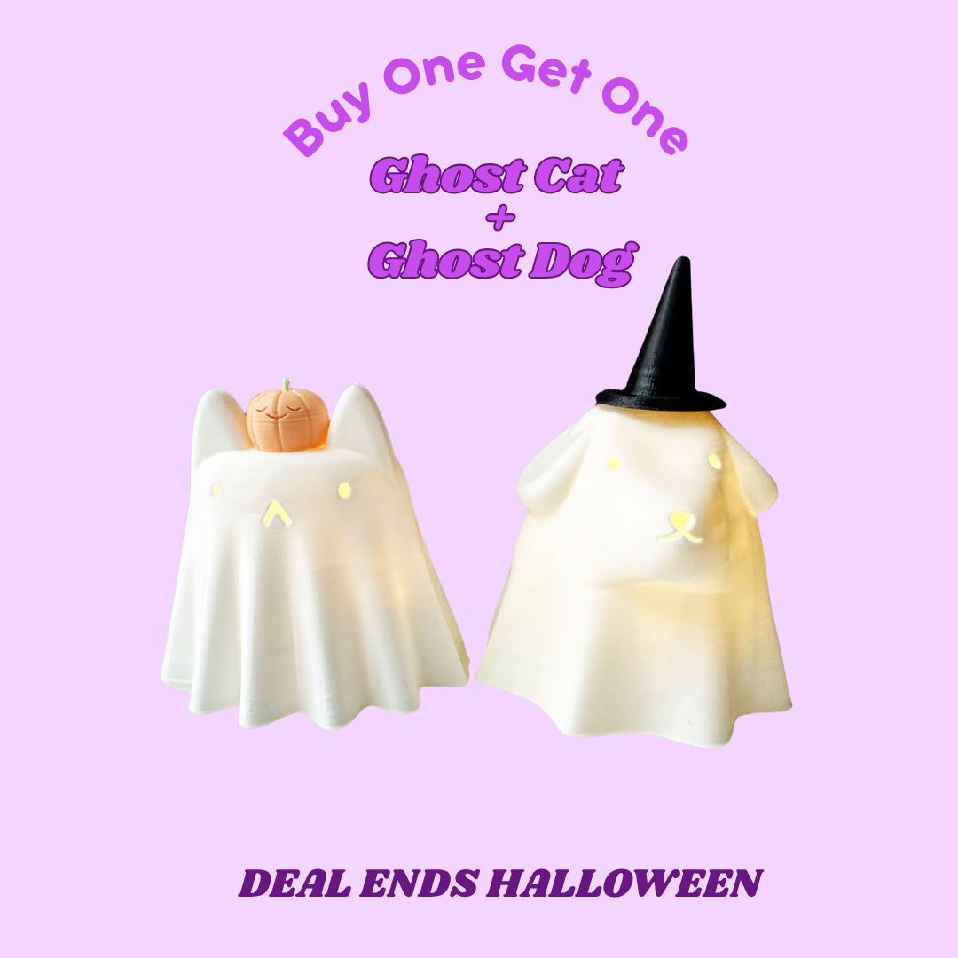 BOGO Ghost Cat and Ghost Dog - Buy one get one free!
