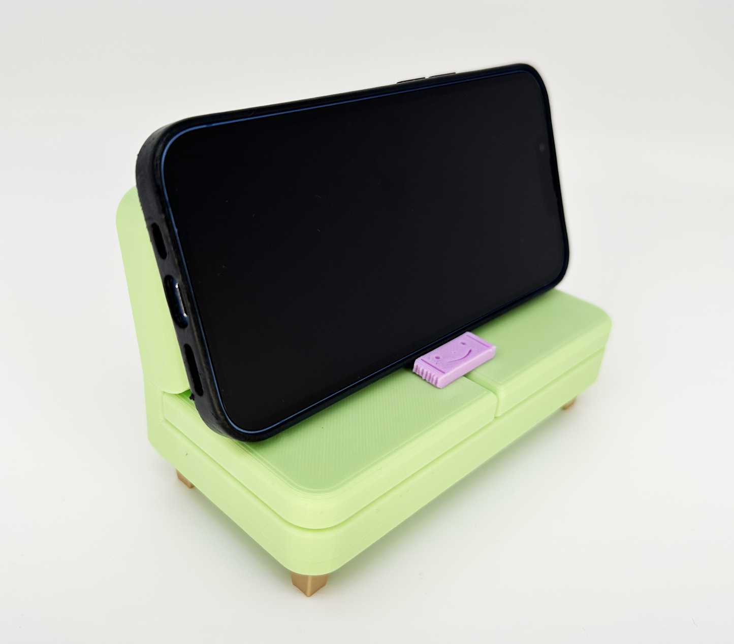 The Halloween Colab Couch Phone Holder with Candy Bar and Ghost + Pumpkin Pillows