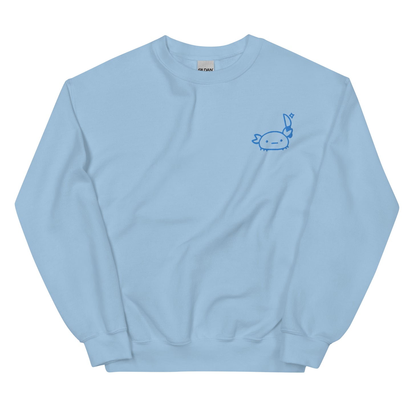 Stabby Crabby Sweatshirt in Pastel Blue