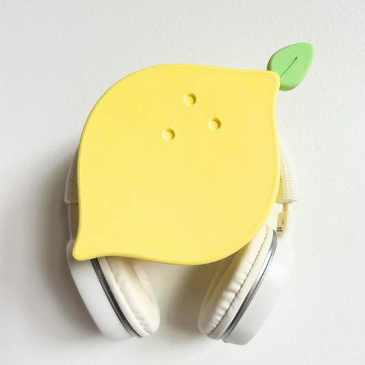 Lemon Headphone Holder in Sunshine Yellow