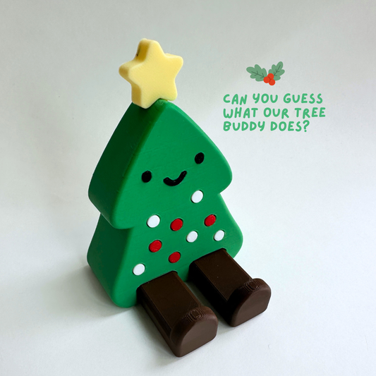 Christmas Desk Buddy - Phone Holder / Business Card Holder / Memo Holder