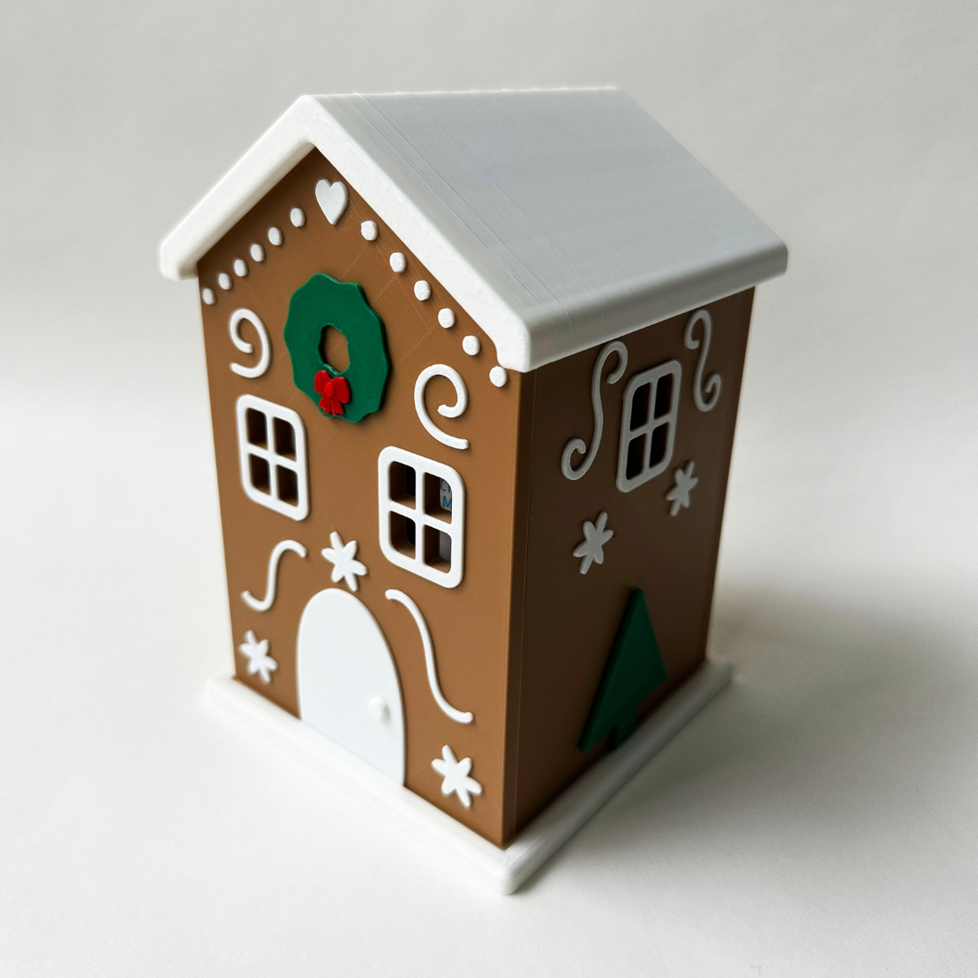 Hot Cocoa Gingerbread House Box