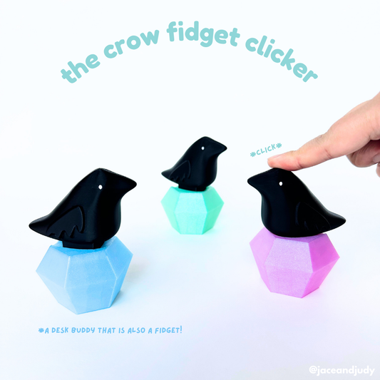 Crow Gem Fidget Clicker