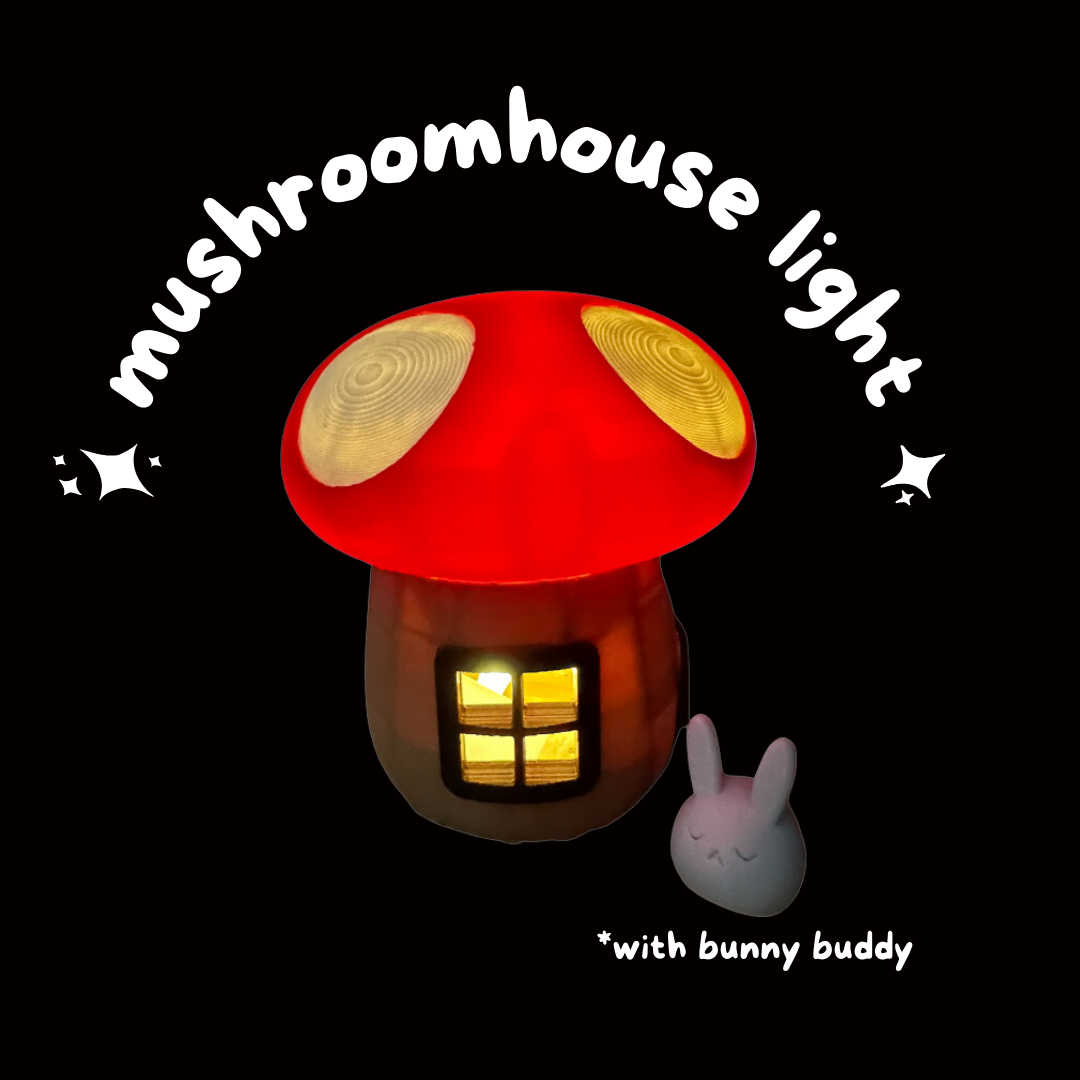Cozy Mushroom House Tea Light