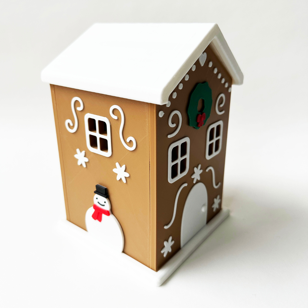 Hot Cocoa Gingerbread House Box