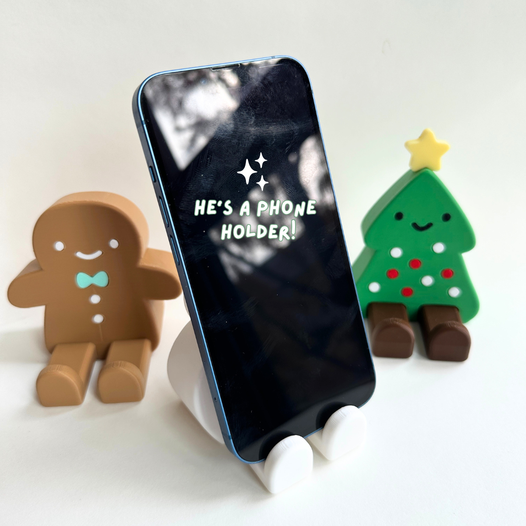 Christmas Desk Buddy - Phone Holder / Business Card Holder / Memo Holder