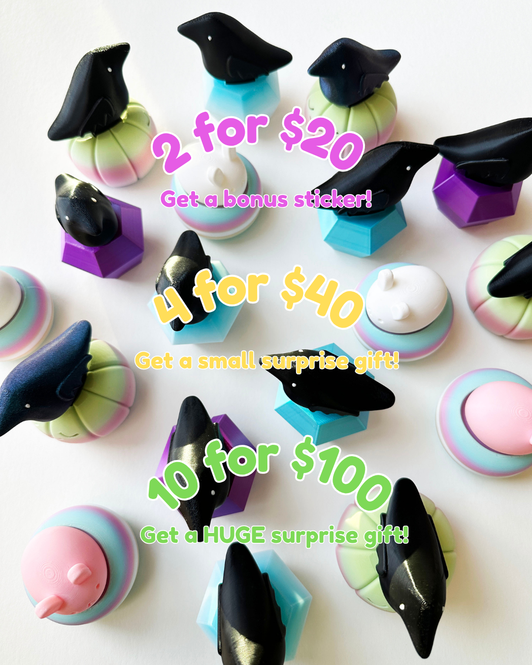 2 for $20 Mystery Fidget Clickers