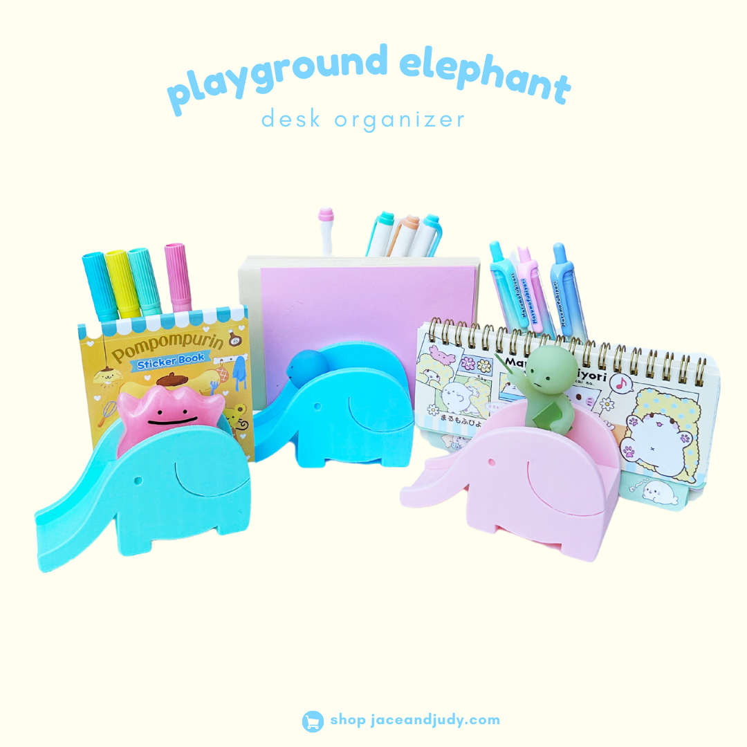 Playground Elephant Desk Organizer