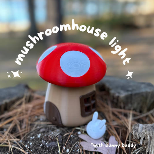 Cozy Mushroom House Tea Light