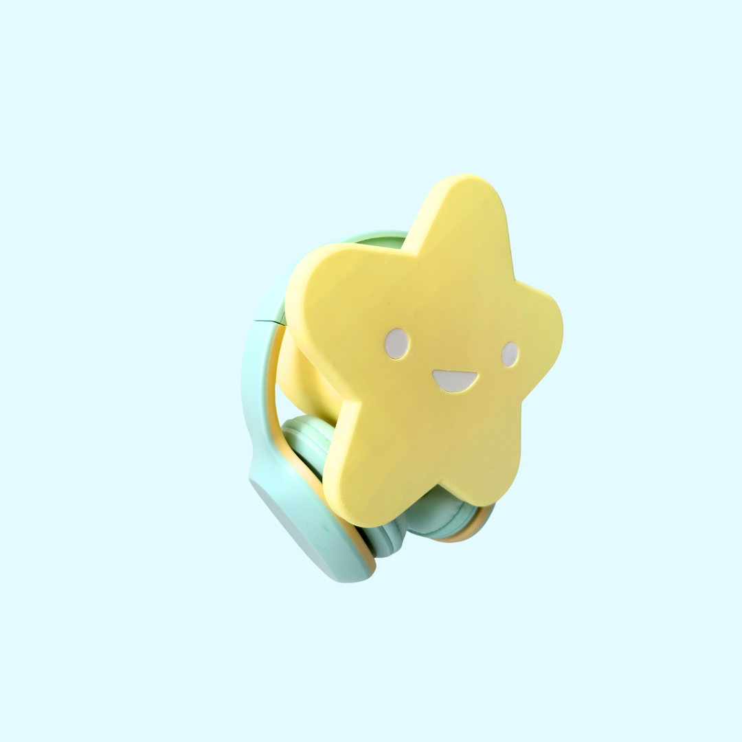Starry Star Headphone Holder in Pastel