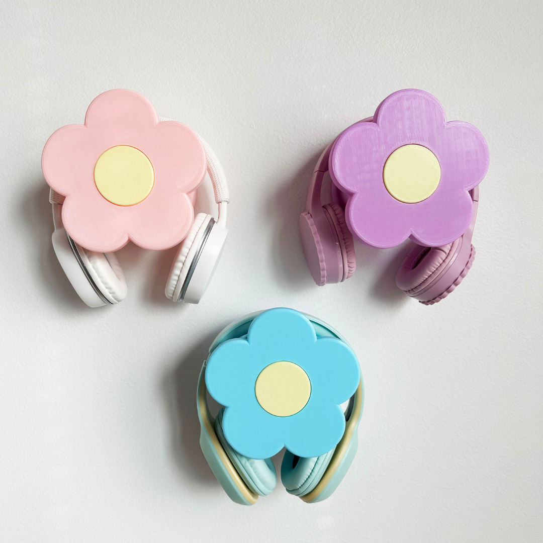 Pastel Daisy Headphone Holder