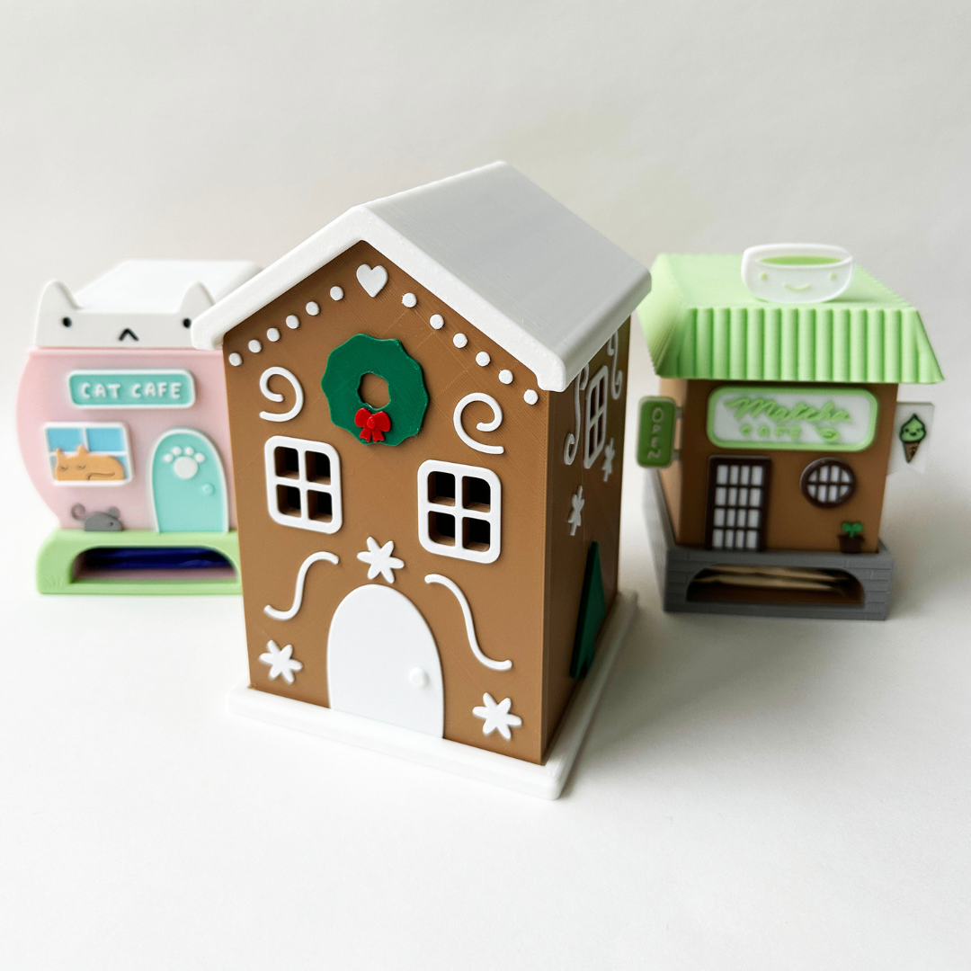 Hot Cocoa Gingerbread House Box