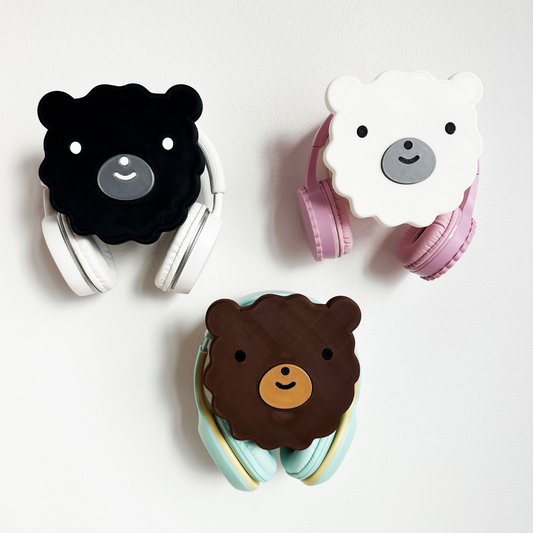 Cozy Bear Headphone Holder