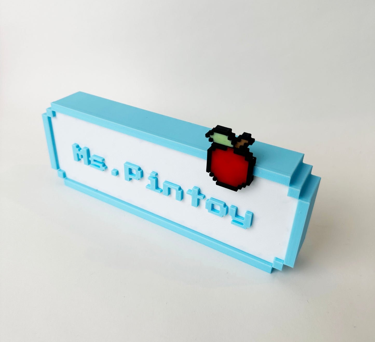 Custom PIxel Teacher Sign