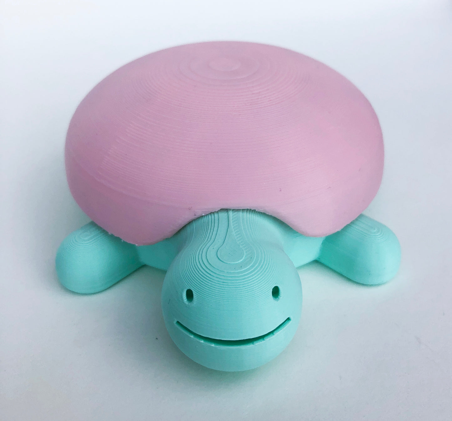 Carey Desktop Sandbox Turtle in Pastel with Sand Slime