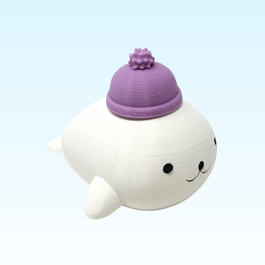 Marsh the Baby Seal Gift Box w/ Winter Hat