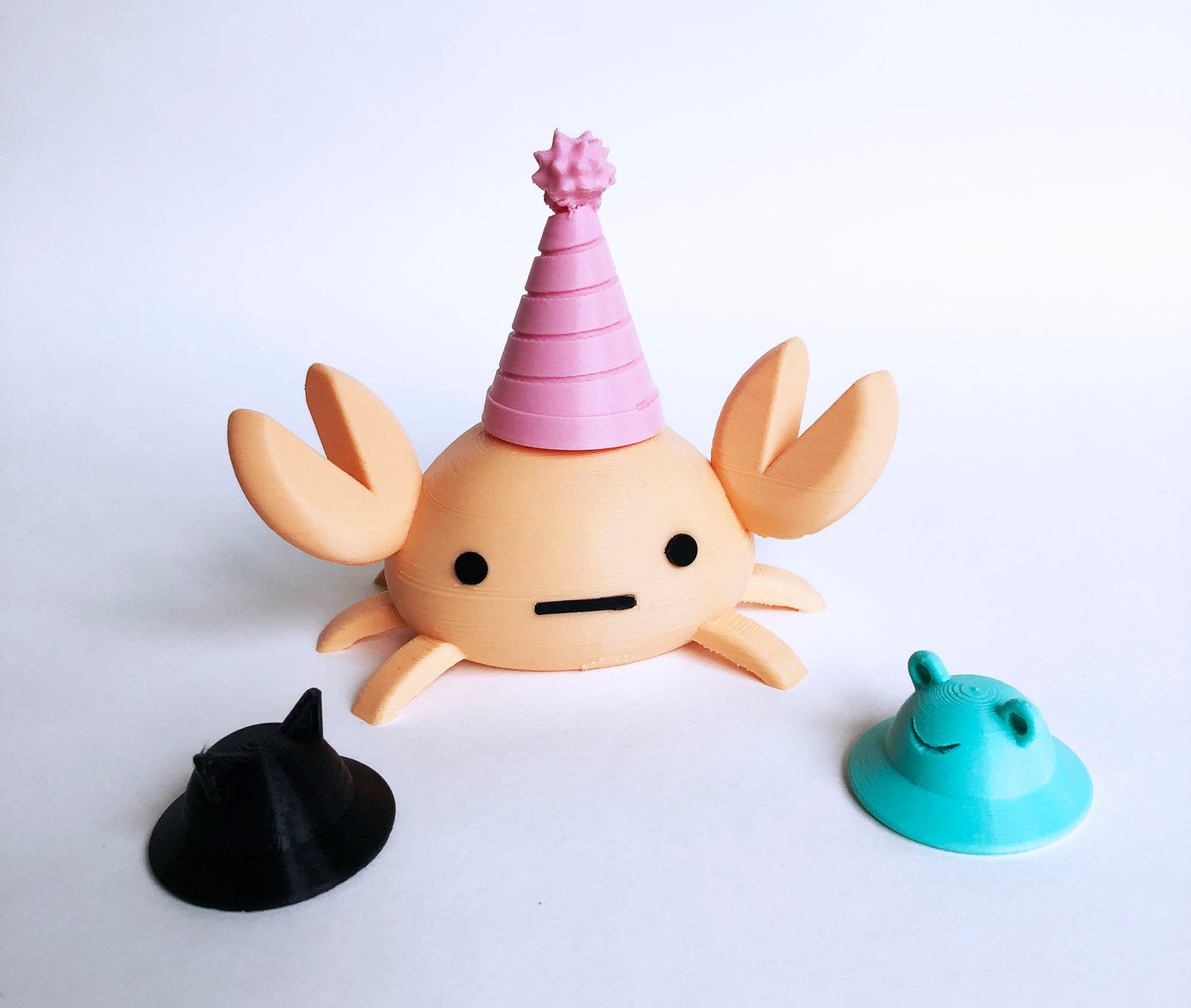 Hat Pack Two - Party Hat, Frog Hat, Cat Hat for Jace Crab and Friends